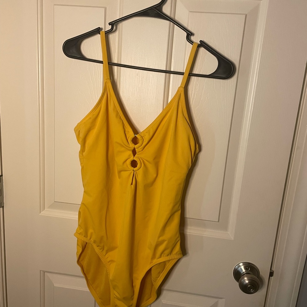 One Piece Women’s Yellow Swimsuit